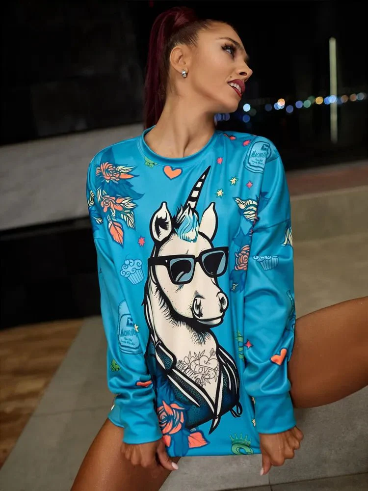 Sweatshirt PIC-shirt Macho horse - Image 10