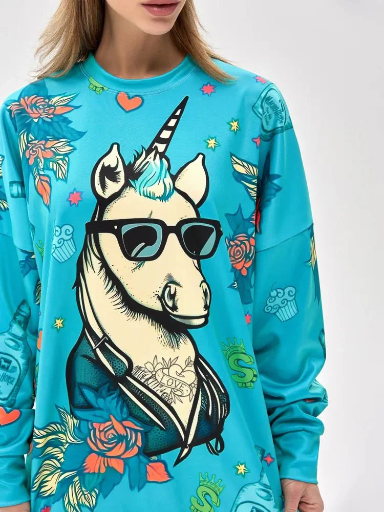 Sweatshirt PIC-shirt Macho horse - Image 8