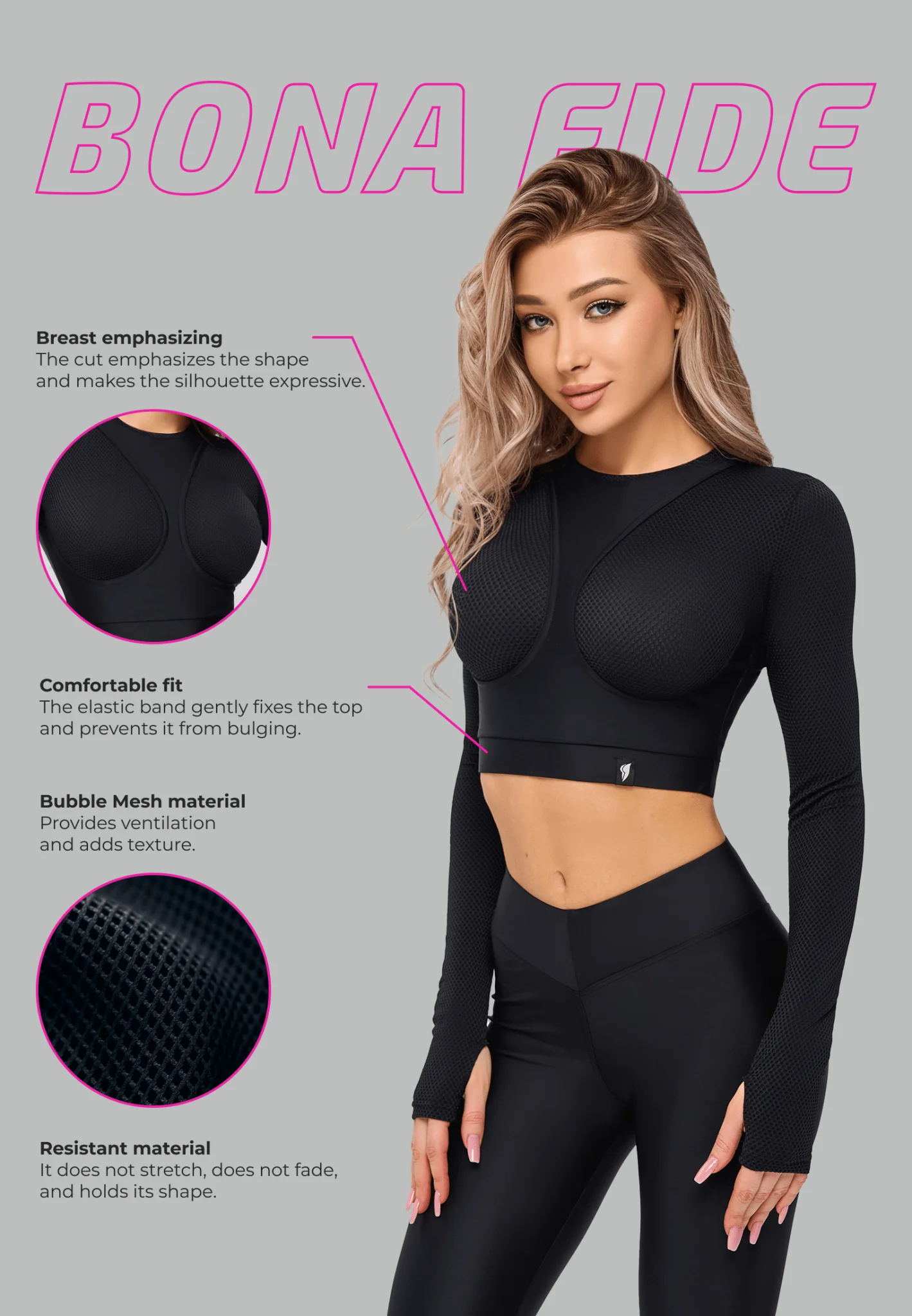 Workout Top Extra Sex Black - Image 5