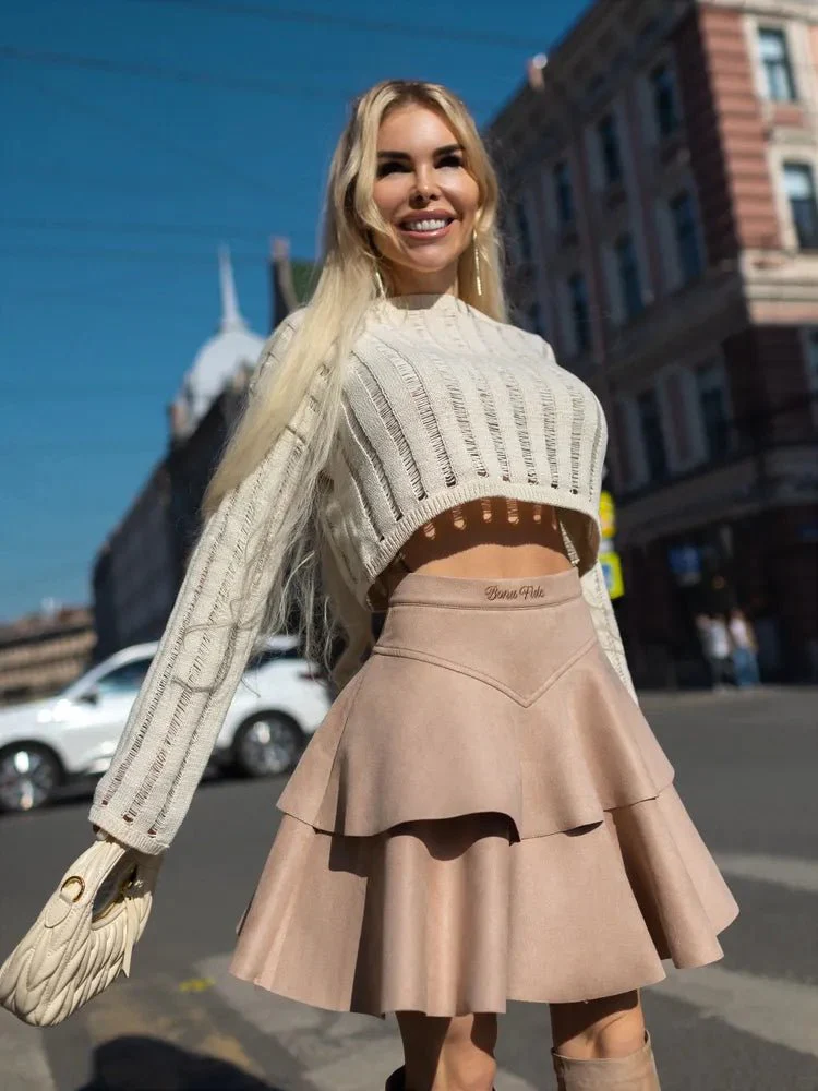 Skirt Miss Kiss Beige - Image 13