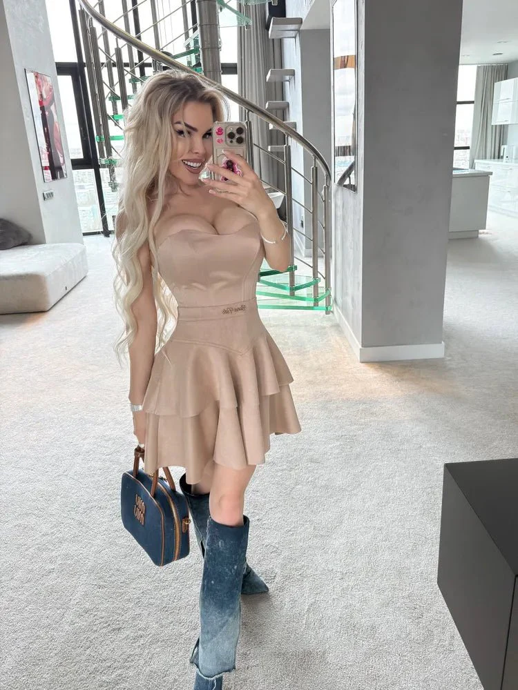 Skirt Miss Kiss Beige - Image 3