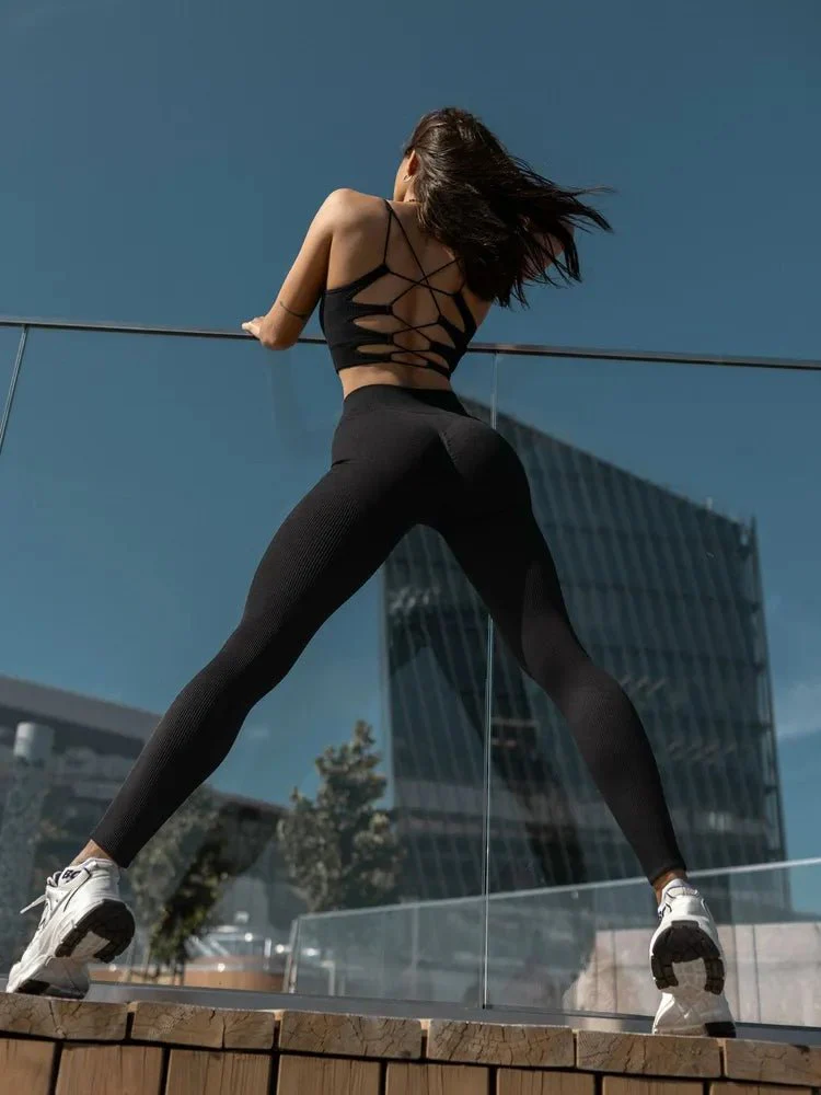 Sports Bra Angel Top Black - Image 2