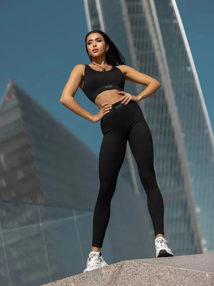 Sports Bra Angel Top Black - Image 8