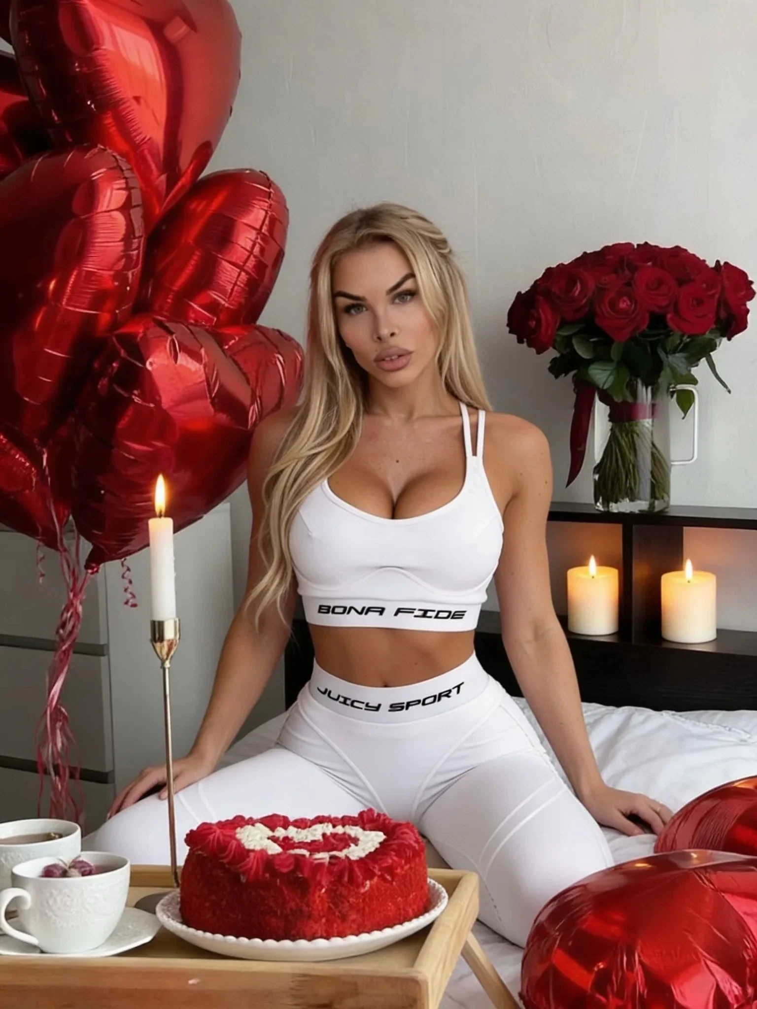 Sports Bra FlexQueen Juicy White - Image 11