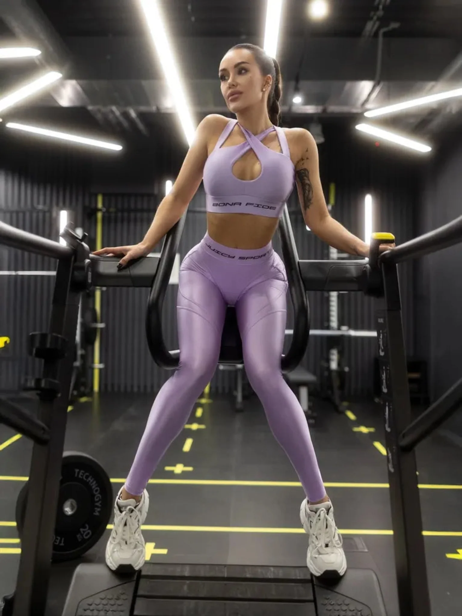 Sports Bra Heart Crush Top Juicy Lilac - Image 4