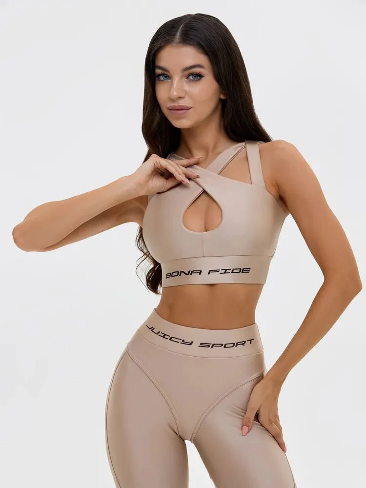 Sports Bra Heart Crush Top Juicy Nude - Image 13
