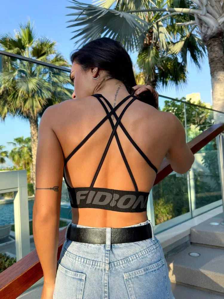 Sports Bras Spider Top Black - Image 6