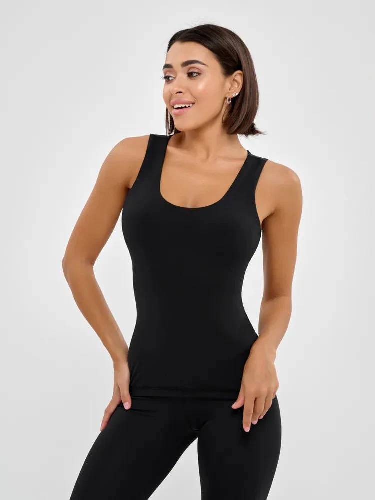 Tank Top Bra Vest Black - Image 11