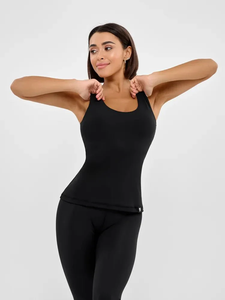 Tank Top Bra Vest Black - Image 8