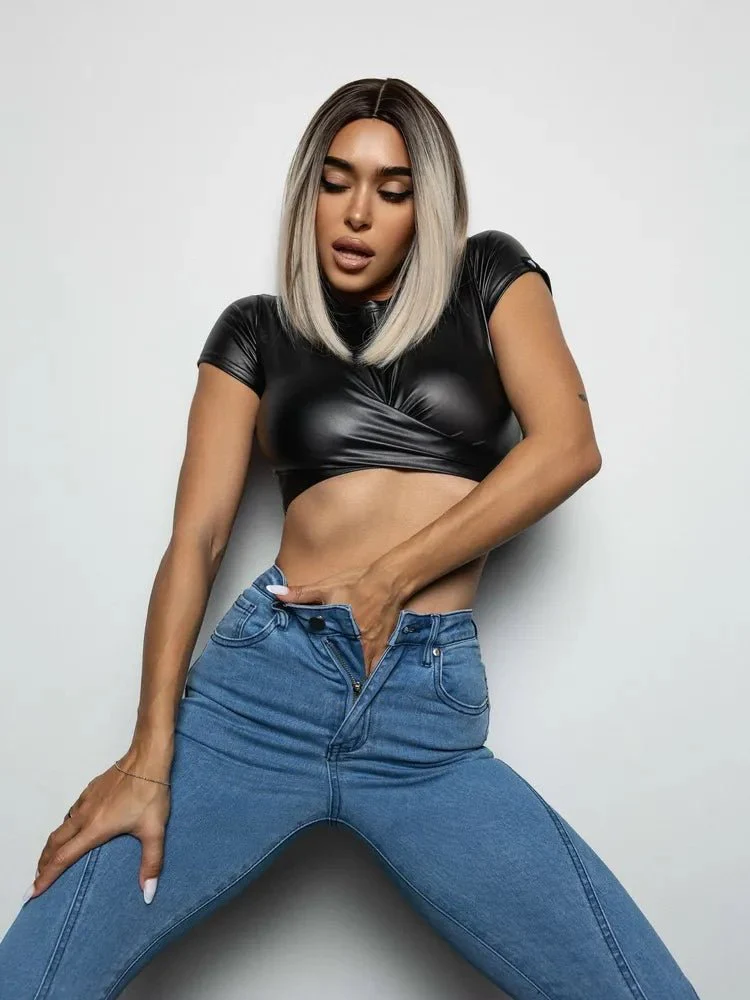 Workout Top TiedUpTop Black Blaze - Image 13