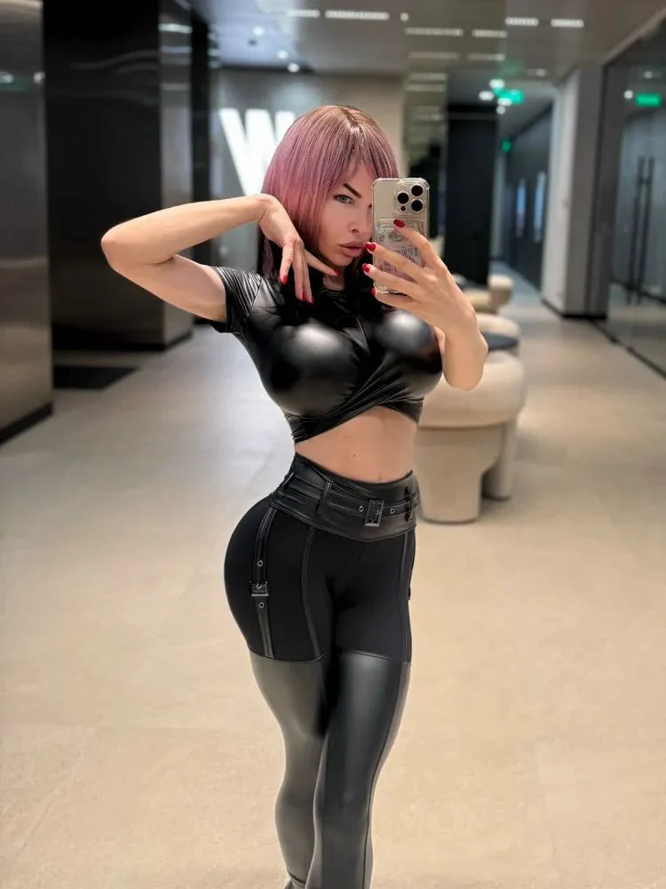 Workout Top TiedUpTop Black Blaze - Image 14
