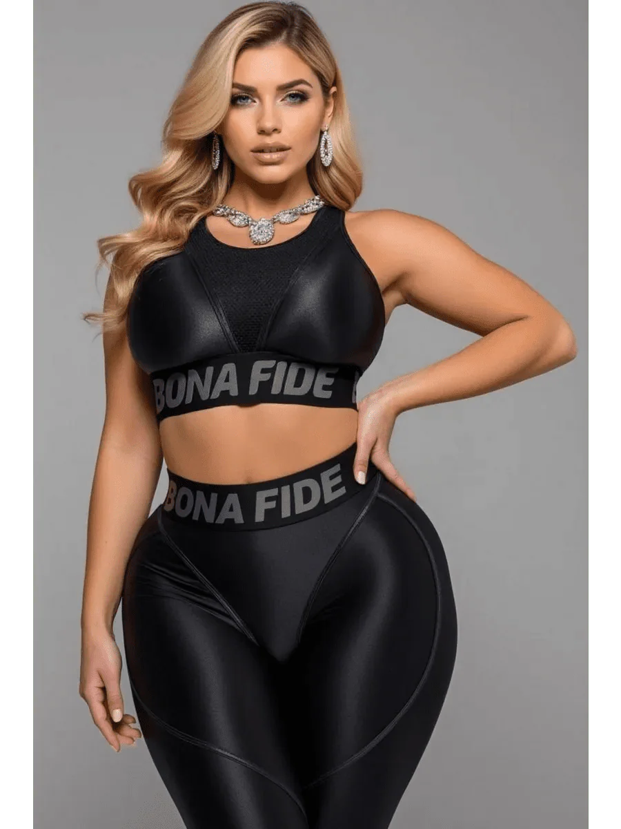 Sports Bra Top For Top Black Skin - Image 3