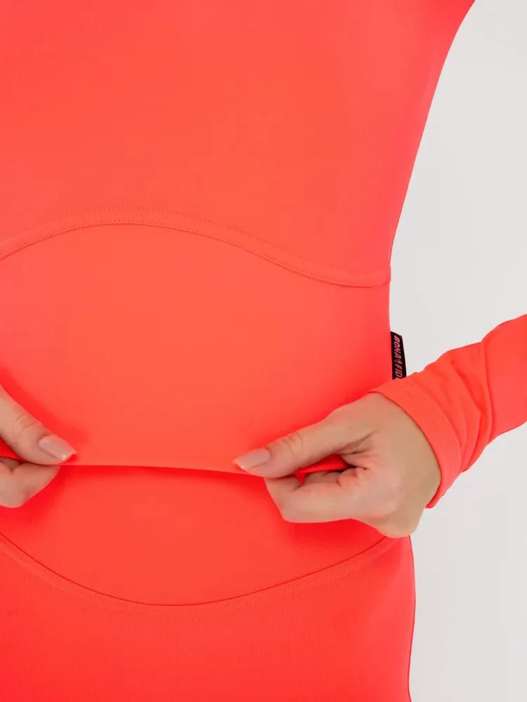 Workout Top Base Rash Coral - Image 7